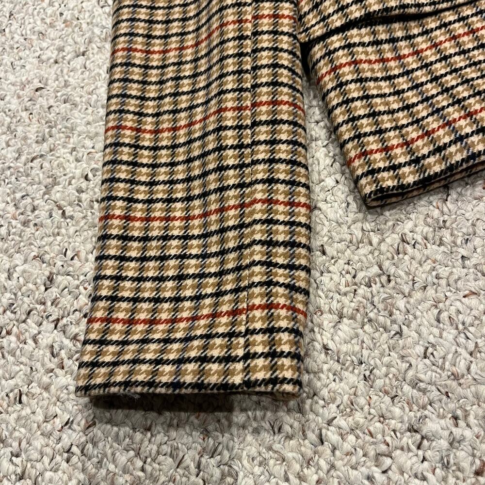 J Crew Herringbone Schoolboy Blazer 14 Wool Blend Old Money Classic Preppy - Picture 3 of 8